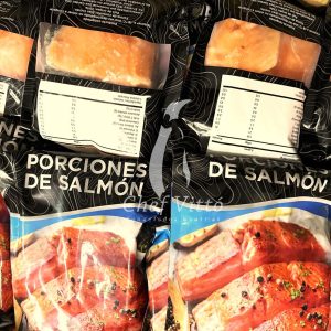 FILETE SALMÓN ATLÁNTICO TROZADO CON PIEL 500 GRS